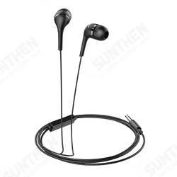 M40 3.5mm Hifi Wired Portable Foldable In-ear Stereo Sport Earphone With Mic