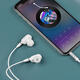 M62 3.5mm In-ear Stereo Earphone Dual Drive Headphones with Mic for iPhone Samsung M62 3.5mm In-ear Stereo Earphone Dual Drive Headphones with Mic for iPhone Samsung