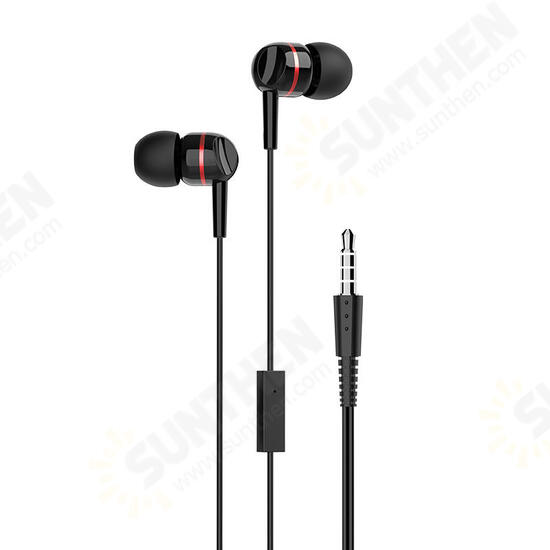 W24 Universal Music Set of Wired Headphone With 3.5mm Earphone With Mic for PC Computer Phone