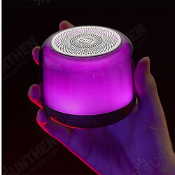 M6 5W bluetooth 5.0 Speaker Portable Speaker Surround HiFi Stereo Subwoofer 600mAh Battery RGB Light TWS Outdoor Wireless Speaker with HD Mic M6 5W bluetooth 5.0 Speaker Portable Speaker Surround HiFi Stereo Subwoofer 600mAh Battery RGB Light TWS Outdoor Wireless Speaker with HD Mic