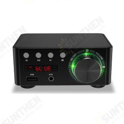 HiFi Mini Digital Amplifier bluetooth 5.0 Amplifier RCA Stereo Sound TF Card U Disk AUX Lossless Sound Powerful Digital Amplifier for TV Computer HiFi Mini Digital Amplifier bluetooth 5.0 Amplifier RCA Stereo Sound TF Card U Disk AUX Lossless Sound Powerful Digital Amplifier for TV Computer