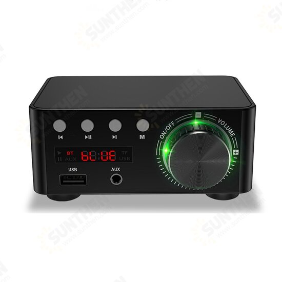 HiFi Mini Digital Amplifier bluetooth 5.0 Amplifier RCA Stereo Sound TF Card U Disk AUX Lossless Sound Powerful Digital Amplifier for TV Computer HiFi Mini Digital Amplifier bluetooth 5.0 Amplifier RCA Stereo Sound TF Card U Disk AUX Lossless Sound Powerful Digital Amplifier for TV Computer