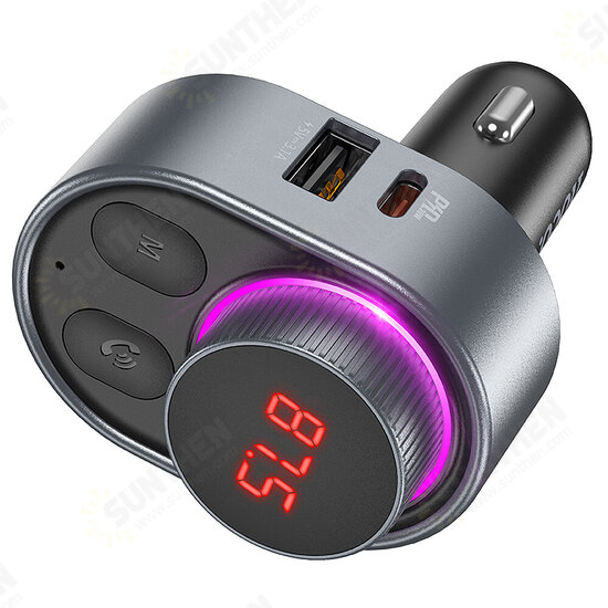 E72 PD 30W Wireless FM Transmitter bluetooth Connection Fast Charging Adapter TF Card USB Flash Driver Playback Car Play Adapter E72 PD 30W Wireless FM Transmitter bluetooth Connection Fast Charging Adapter TF Card USB Flash Driver Playback Car Play Adapter
