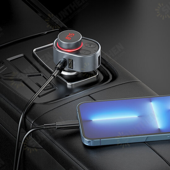 E72 PD 30W Wireless FM Transmitter bluetooth Connection Fast Charging Adapter TF Card USB Flash Driver Playback Car Play Adapter E72 PD 30W Wireless FM Transmitter bluetooth Connection Fast Charging Adapter TF Card USB Flash Driver Playback Car Play Adapter