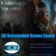 V-6 Gaming Headset Computer Headphone LED Luminous Headset Surround Sound Bass RGB Game With Microphone