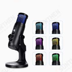 JD-950 USB Microphone Stand Gaming Live Streaming RGB Light Condenser Microphone for Recording PC Computer JD-950 USB Microphone Stand Gaming Live Streaming RGB Light Condenser Microphone for Recording PC Computer