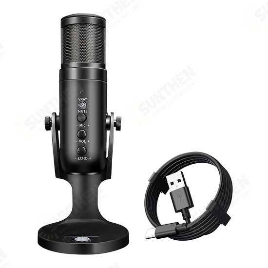 JD-950 USB Microphone Stand Gaming Live Streaming RGB Light Condenser Microphone for Recording PC Computer JD-950 USB Microphone Stand Gaming Live Streaming RGB Light Condenser Microphone for Recording PC Computer