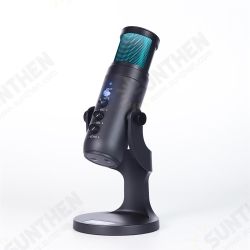 JD-950 USB Microphone Stand Gaming Live Streaming RGB Light Condenser Microphone for Recording PC Computer JD-950 USB Microphone Stand Gaming Live Streaming RGB Light Condenser Microphone for Recording PC Computer