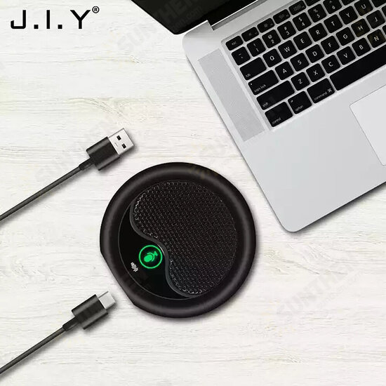 MI656 USB Desktop Microphone Noise Cancelling Touch Control Meeting Recording Mic for Laptop PC Tablet MI656 USB Desktop Microphone Noise Cancelling Touch Control Meeting Recording Mic for Laptop PC Tablet