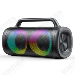 JR-MW02 40W bluetooth Speaker Wireless Speakers RGB Lights 2400mAh Big Battery TF Card AUX Portable Outdoor Speaker with Mic