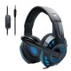 S60 Wired Gaming Headphones 40mm Dynamic Noise Reduction Headset 3.5mm Adjustable Head-Mounted Gaming Earphone with Mic