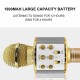 Karaoke 858L microphone with LED Lights, bluetooth, Studio microphone, Corner Recorder Karaoke 858L microphone with LED Lights, bluetooth, Studio microphone, Corner Recorder