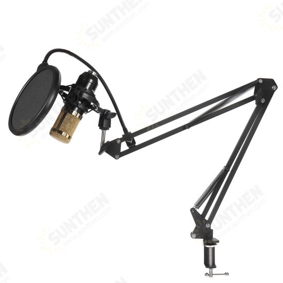 N9 Professional Sound Card + BM800 Recording Condenser Microphone kit with Shock Mount