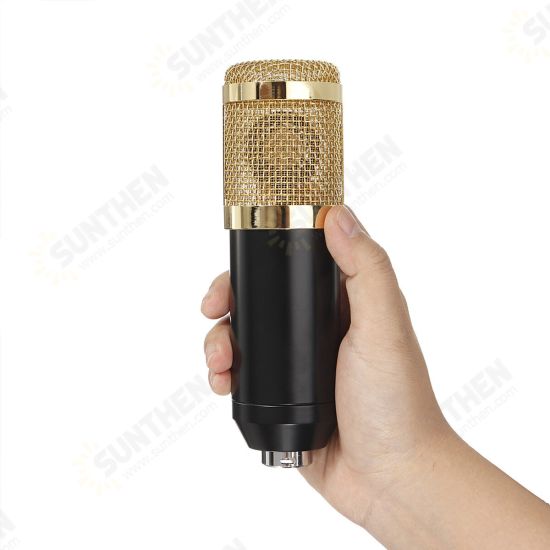 N9 Professional Sound Card + BM800 Recording Condenser Microphone kit with Shock Mount