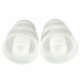 Large 2pcs Three Layer Silicone In-Ear Earphone Covers Cap Replacement Earbud Bud Tips Earbuds Eartips Earplug Ear Pads