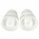 Large 2pcs Three Layer Silicone In-Ear Earphone Covers Cap Replacement Earbud Bud Tips Earbuds Eartips Earplug Ear Pads