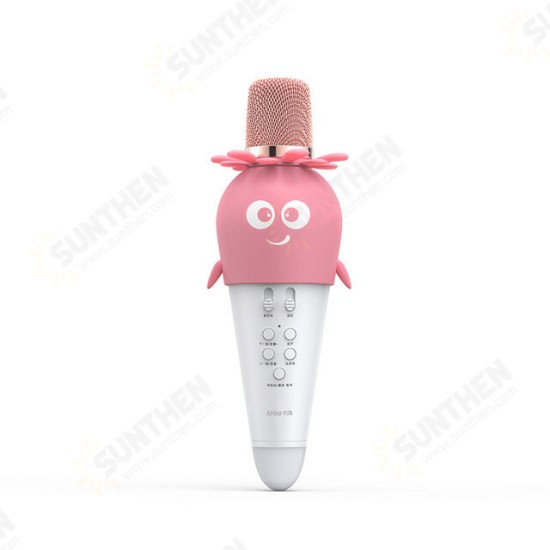 K5 Children's Wireless Bluetooth Condenser Microphone Karaoke Stereo Mic Carrot Design for Smartphone PC K5 Children's Wireless Bluetooth Condenser Microphone Karaoke Stereo Mic Carrot Design for Smartphone PC