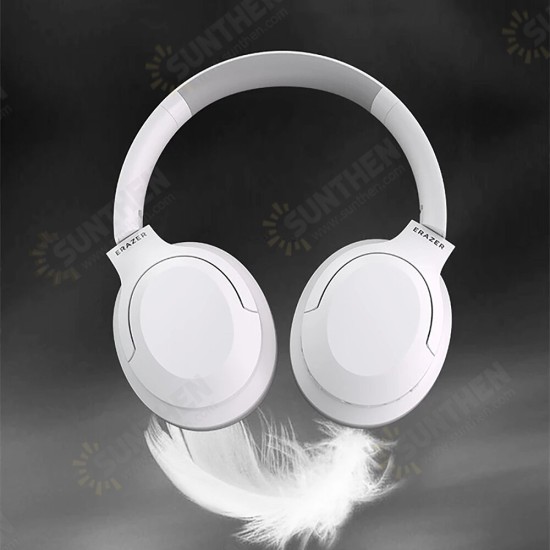 ERAZER L7 wireless Headphone bluetooth 5.1 40mm Dynamic Driver Enhanced Bass 400mAh Battery ENC HD Calls Soft Wear Sports Gaming Headset ERAZER L7 wireless Headphone bluetooth 5.1 40mm Dynamic Driver Enhanced Bass 400mAh Battery ENC HD Calls Soft Wear Sports Gaming Headset