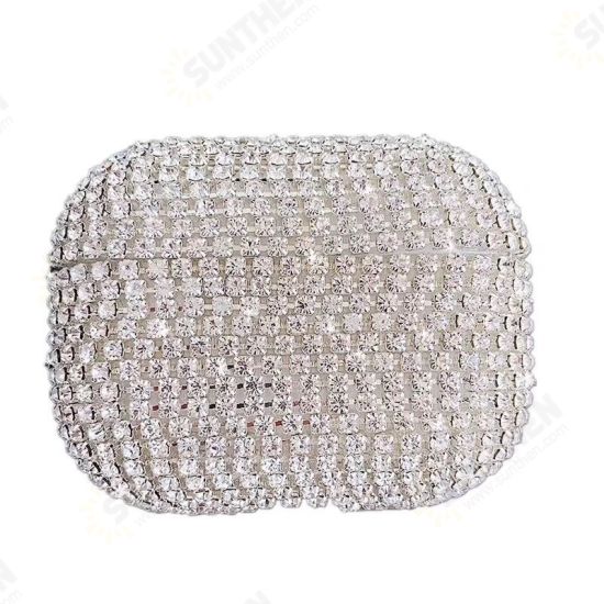 Luxury 3D Diamond Glitter Bling bluetooth Wireless Earphone Protective Case Cover for AirPods 1 2 for Airpods Pro 3