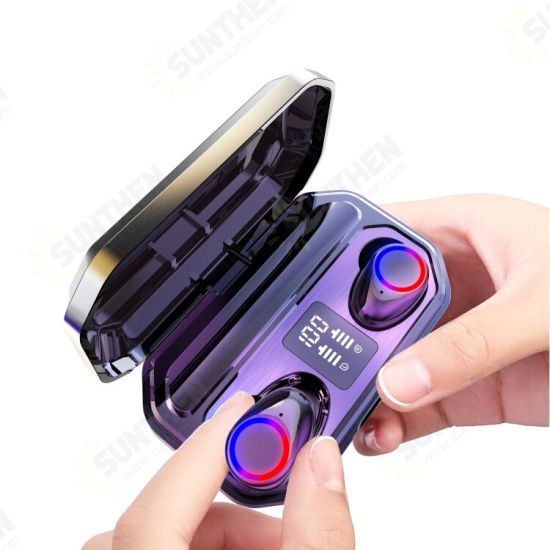 M12 TWS bluetooth Earphone Wireless Earbuds LED Display 1200mAh Power Bank Stereo Music Headphone Headset with Mic M12 TWS bluetooth Earphone Wireless Earbuds LED Display 1200mAh Power Bank Stereo Music Headphone Headset with Mic