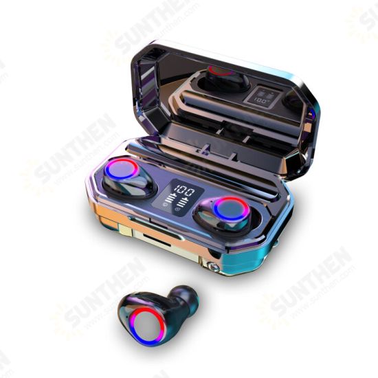 M12 TWS bluetooth Earphone Wireless Earbuds LED Display 1200mAh Power Bank Stereo Music Headphone Headset with Mic M12 TWS bluetooth Earphone Wireless Earbuds LED Display 1200mAh Power Bank Stereo Music Headphone Headset with Mic