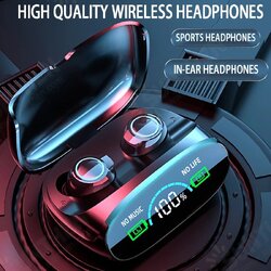 M38 TWS bluetooth Earphone Wireless Headset LED Power Display Touch Control Outdoor Sports Earbuds Headphone with Mic M38 TWS bluetooth Earphone Wireless Headset LED Power Display Touch Control Outdoor Sports Earbuds Headphone with Mic