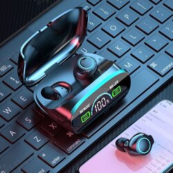 M38 TWS bluetooth Earphone Wireless Headset LED Power Display Touch Control Outdoor Sports Earbuds Headphone with Mic M38 TWS bluetooth Earphone Wireless Headset LED Power Display Touch Control Outdoor Sports Earbuds Headphone with Mic