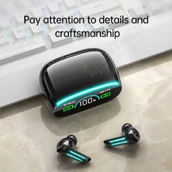 M39 TWS bluetooth 5.2 Earphone Wireless Earbuds LED Digital Display Power Bank Sports Headphones with Mic