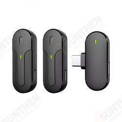 M8 Type-c Wireless Microphone bluetooth Connection 100mAh Battery Noise Reduction Type-C Voice Receiver M8 Type-c Wireless Microphone bluetooth Connection 100mAh Battery Noise Reduction Type-C Voice Receiver