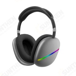 MAX10 MAX11 bluetooth Wireless Headphones HiFi Bass Stereo Game RGB Light TF FM Music Cool Sport Earphones with Mic