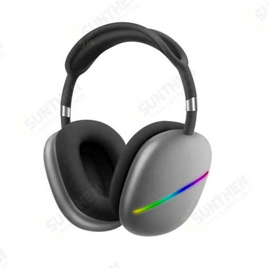 MAX10 MAX11 bluetooth Wireless Headphones HiFi Bass Stereo Game RGB Light TF FM Music Cool Sport Earphones with Mic