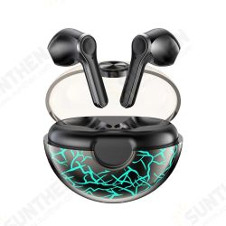 ME-62 Pro TWS bluetooth 5.0 Earbuds Colorful Light AAC Bass Low Latency Long Battery Life Waterproof Headphones with Mic