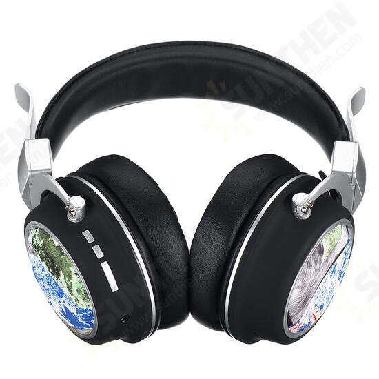 MH5 Wireless bluetooth 5.0 Headphone Foldable Pattern 3D Stereo TF Card AUX Headphone with Mic MH5 Wireless bluetooth 5.0 Headphone Foldable Pattern 3D Stereo TF Card AUX Headphone with Mic