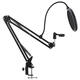 Microphone Stand Cantilever Bracket Base Recording Wheat Windshield Mic Mount Microphone Stand Cantilever Bracket Base Recording Wheat Windshield Mic Mount