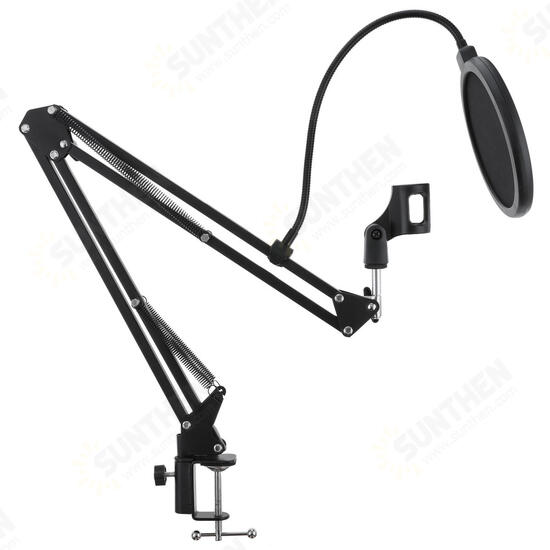 Microphone Stand Cantilever Bracket Base Recording Wheat Windshield Mic Mount Microphone Stand Cantilever Bracket Base Recording Wheat Windshield Mic Mount