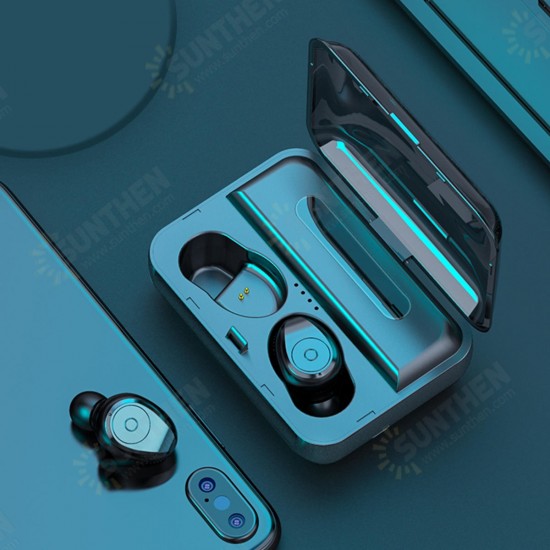 Mini Dual bluetooth 5.0 TWS Wireless Stereo Earphone Noise Reduction Light Display Headphones for Mini Dual bluetooth 5.0 TWS Wireless Stereo Earphone Noise Reduction Light Display Headphones for