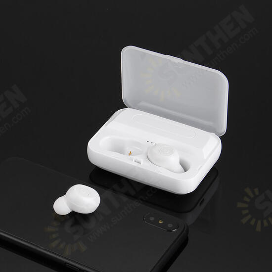 Mini Dual bluetooth 5.0 TWS Wireless Stereo Earphone Noise Reduction Light Display Headphones for Mini Dual bluetooth 5.0 TWS Wireless Stereo Earphone Noise Reduction Light Display Headphones for