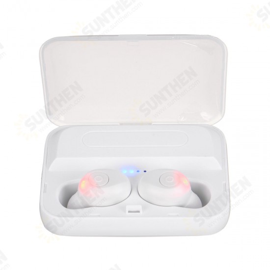 Mini Dual bluetooth 5.0 TWS Wireless Stereo Earphone Noise Reduction Light Display Headphones for Mini Dual bluetooth 5.0 TWS Wireless Stereo Earphone Noise Reduction Light Display Headphones for