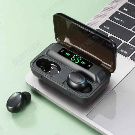 Mini TWS Wireless bluetooth 5.0 Earphone LED Display Power Bank Smart Touch Headphone with Mic for iPhone Huawei Mini TWS Wireless bluetooth 5.0 Earphone LED Display Power Bank Smart Touch Headphone with Mic for iPhone Huawei