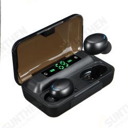 Mini TWS Wireless bluetooth 5.0 Earphone LED Display Power Bank Smart Touch Headphone with Mic for iPhone Huawei