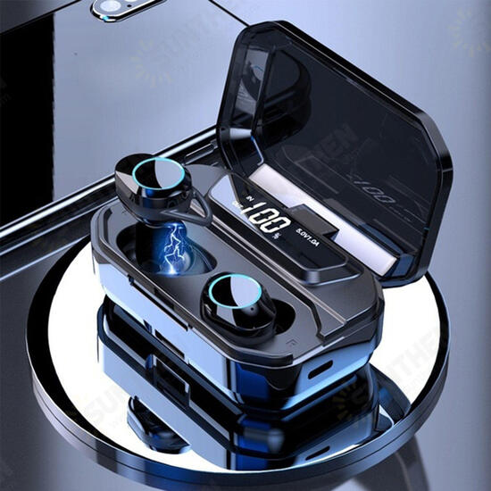 Mini TWS bluetooth 5.0 Wireless Earbuds CVC8.0 Noise Canceling Touch Control IPX7 Waterproof Earphone with Charging Box 3300mAh Power Bank Mini TWS bluetooth 5.0 Wireless Earbuds CVC8.0 Noise Canceling Touch Control IPX7 Waterproof Earphone with Charging Box 3300mAh Power Bank