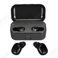 Mini bluetooth 5.0 Earbuds Light Display TWS Wireless Stereo Earphone Auto Pairing HiFi Waterproof With Power Bank