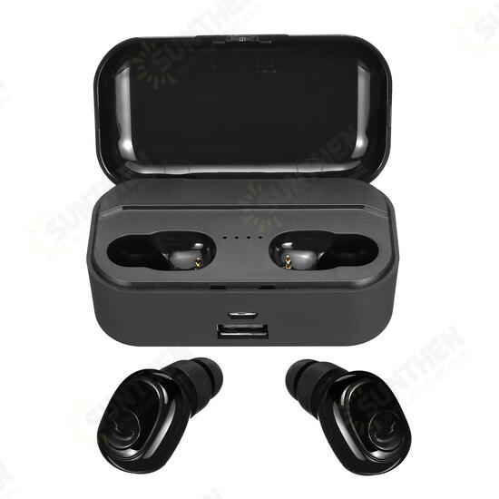Mini bluetooth 5.0 Earbuds Light Display TWS Wireless Stereo Earphone Auto Pairing HiFi Waterproof With Power Bank Mini bluetooth 5.0 Earbuds Light Display TWS Wireless Stereo Earphone Auto Pairing HiFi Waterproof With Power Bank