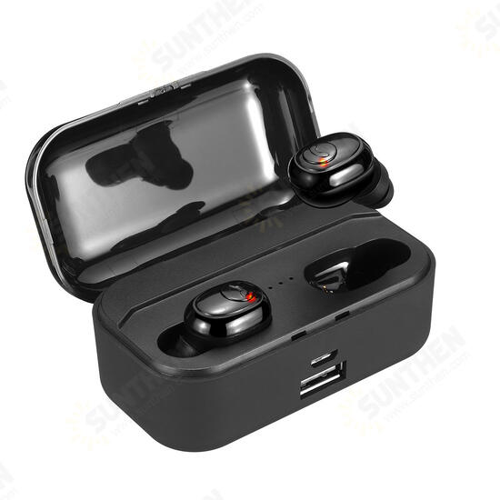 Mini bluetooth 5.0 Earbuds Light Display TWS Wireless Stereo Earphone Auto Pairing HiFi Waterproof With Power Bank Mini bluetooth 5.0 Earbuds Light Display TWS Wireless Stereo Earphone Auto Pairing HiFi Waterproof With Power Bank