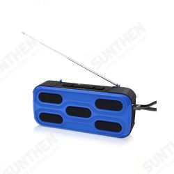 NR-3018FM Outdoor Wireless Speaker Wireless bluetooth Speaker FM Radio Hands Calling USB Flash Drive TF Card AUX Input TWS Connection.