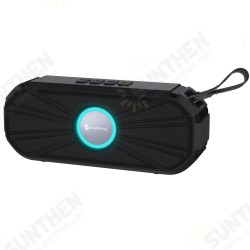 NR-9012 bluetooth 5.0 Subwoofer Outdoor Support FM Radio TF Card HD Bass Stereo Portable Speaker with RGB Breathing Light