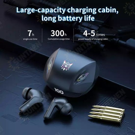 T33 TWS Earphone Low Latency Touch Control 7H Battery Life Gaming Headphone With Mic T33 TWS Earphone Low Latency Touch Control 7H Battery Life Gaming Headphone With Mic