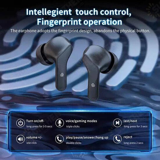 T33 TWS Earphone Low Latency Touch Control 7H Battery Life Gaming Headphone With Mic T33 TWS Earphone Low Latency Touch Control 7H Battery Life Gaming Headphone With Mic