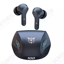 T33 TWS Earphone Low Latency Touch Control 7H Battery Life Gaming Headphone With Mic