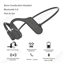 Duet Bone Conduction Sports bluetooth Wireless Headphone 6D Handsfree Driving Neckband IPX6 Waterproof Earphone with Mic Duet Bone Conduction Sports bluetooth Wireless Headphone 6D Handsfree Driving Neckband IPX6 Waterproof Earphone with Mic